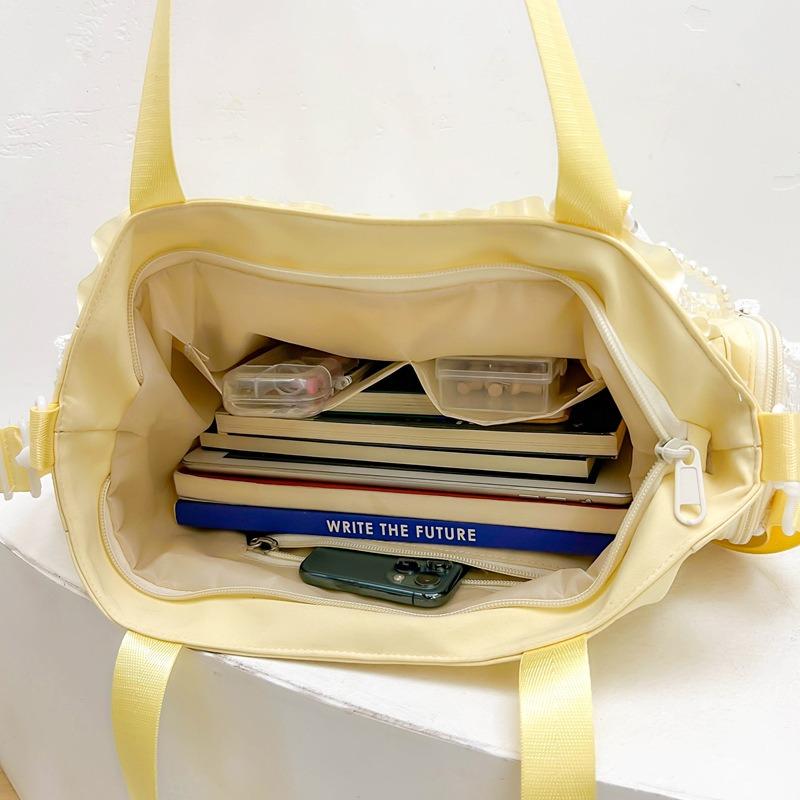 New Japanese high-value, fresh and sweet candy-colored transparent pain bag, girl light and large-capacity messenger bag