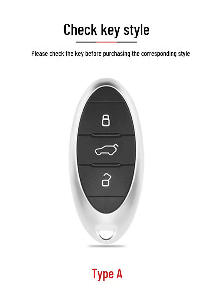 Applicable FAW Bestune T77 Key Case for B70, New T77 Pro, T99S, T33, T55, Car Bag, Buckle Shell, 21 Model.