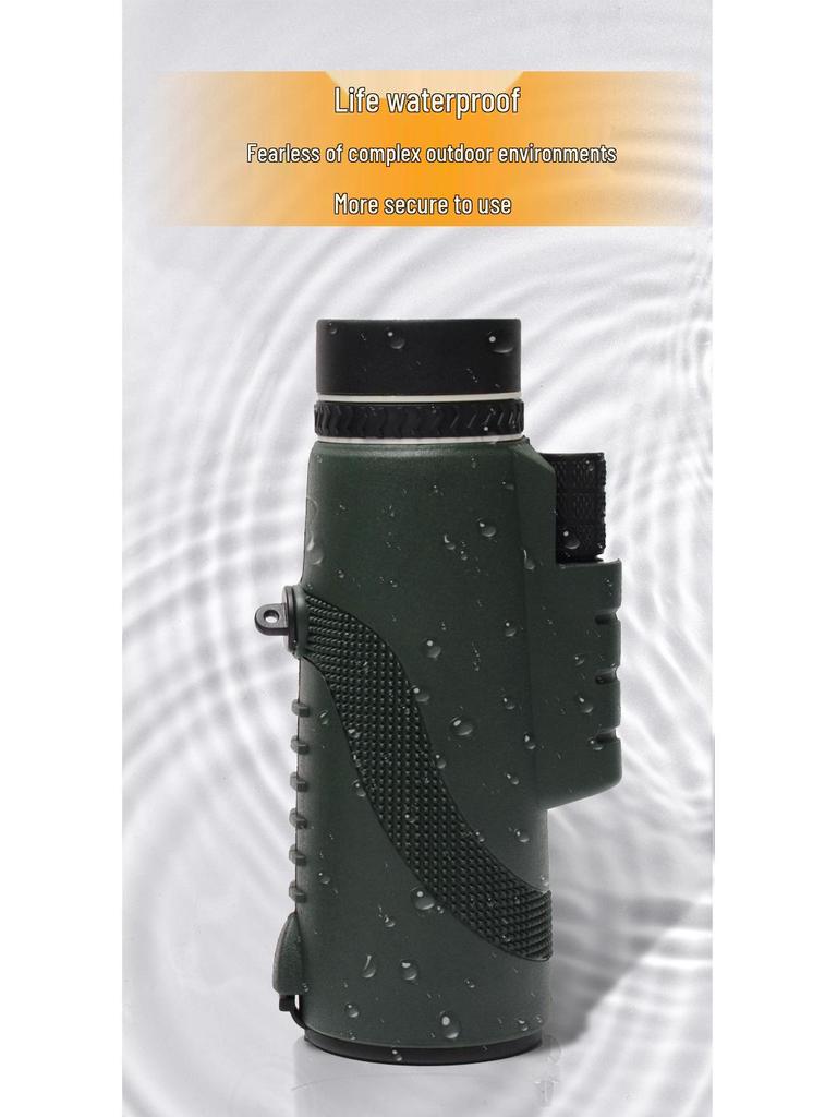 80X100 High-Power HD Monocular Telescope for Adults - Outdoor Use, Customizable