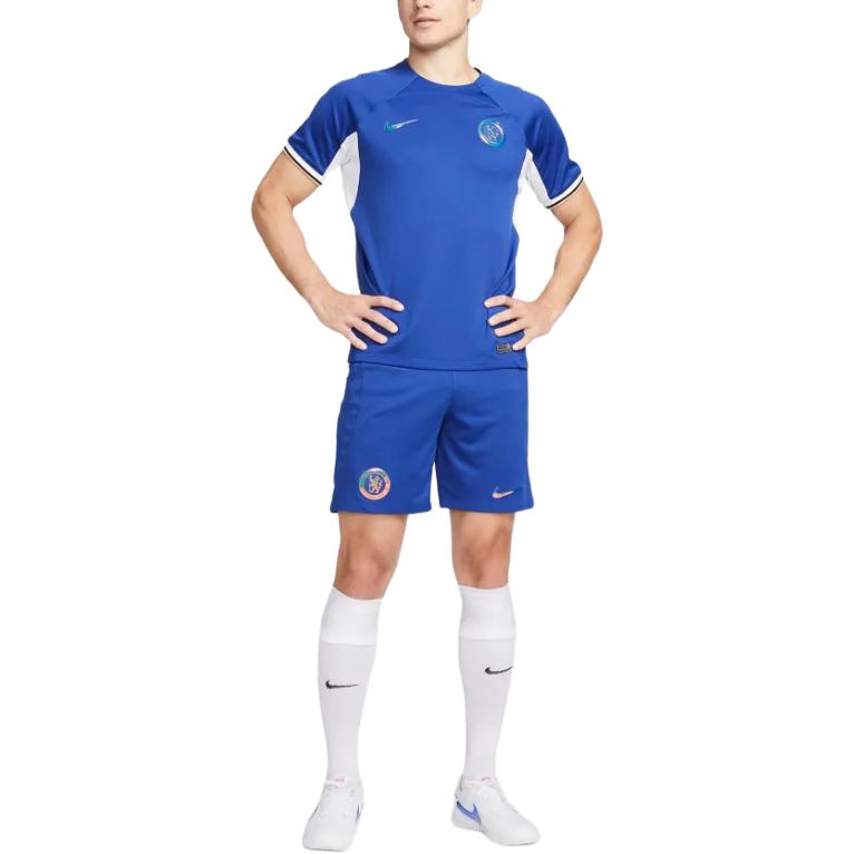 Nike Soccer Bottoms Men's Blue Moderate Straight Fit Pants DX2706-495