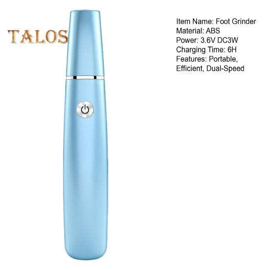 Electric Callus Remover 2-Speed Foot File for Dead Skin Hard & Cracked Heels Portable Pedicure Tool with 360 Degrees Roller Heads