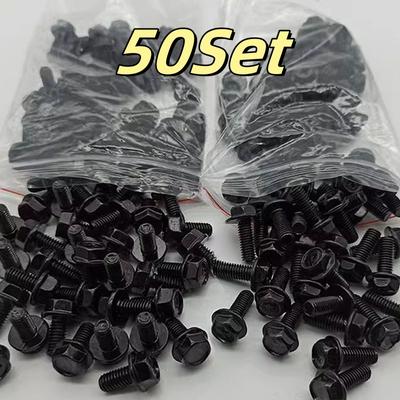 Karosserieschrauben und U-Mutter-Clips, M6, Motorabdeckung, Unterboden, Spritzschutz, Stoßstange, Kotflügel, Liner, Halter, Nietenschrauben