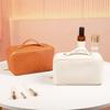 Large Capacity Cosmetic Bags Pu Leather Ladies Storage Bag Travel Makeup Case  Toiletry Bag