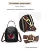 2025 Autumn-Winter Women's Lotus Handbag: Versatile Embossed Crossbody & Shoulder Bag