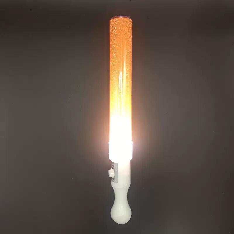Silver Star Luminous Glow Stick - Colorful Handheld Flashing Fluorescent Cheer Stick