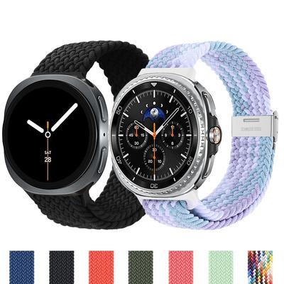Braided Solo Loop for Samsung Galaxy Watch 8 Strap 40mm 44mm Sport Pulseira Bracelet Correa Galaxy Watch8 8 Classic 46mm Band