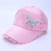 Girls' Spring and Summer Princess Sun Protection Cat Baseball Cap