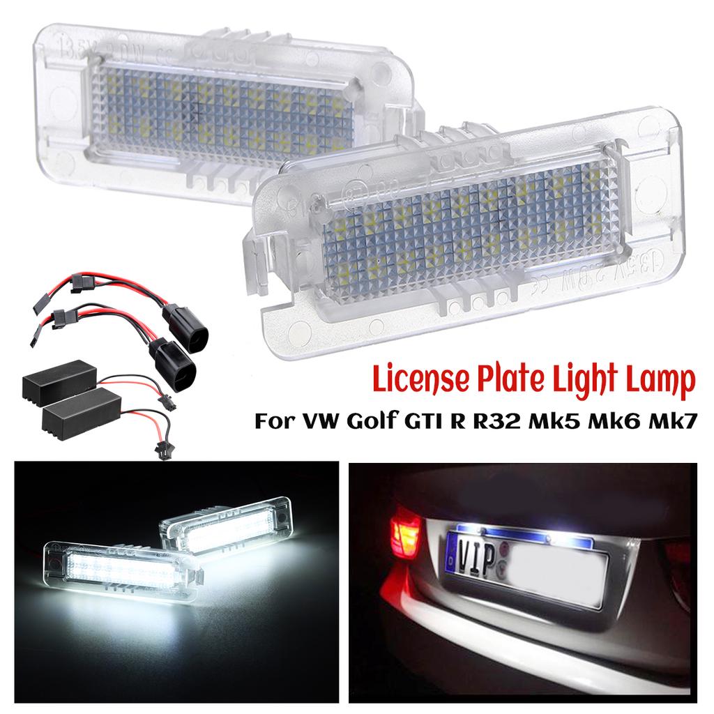 mk5 golf number plate light