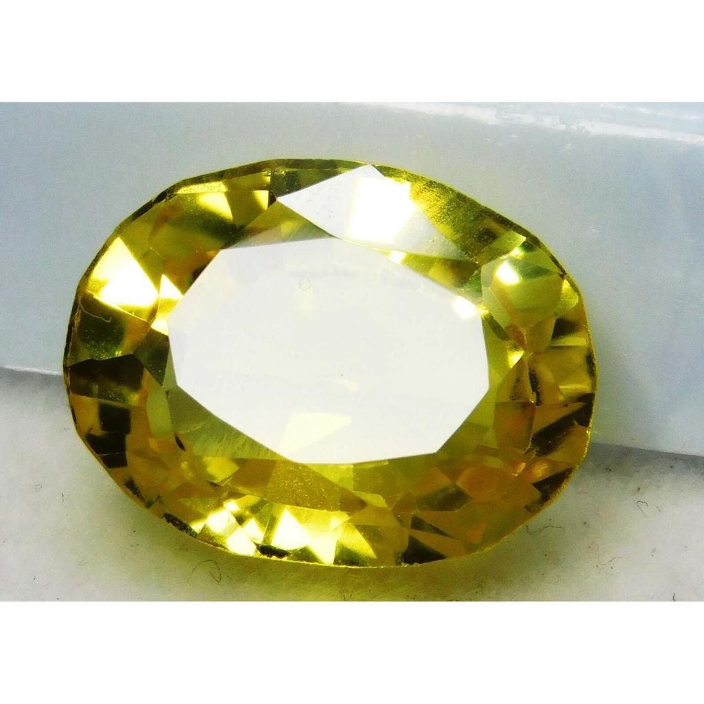 Beautiful Loose Gemstones Yellow SAPPHIRE 8.00 Ct NATURAL Oval Cut CERTIFIED