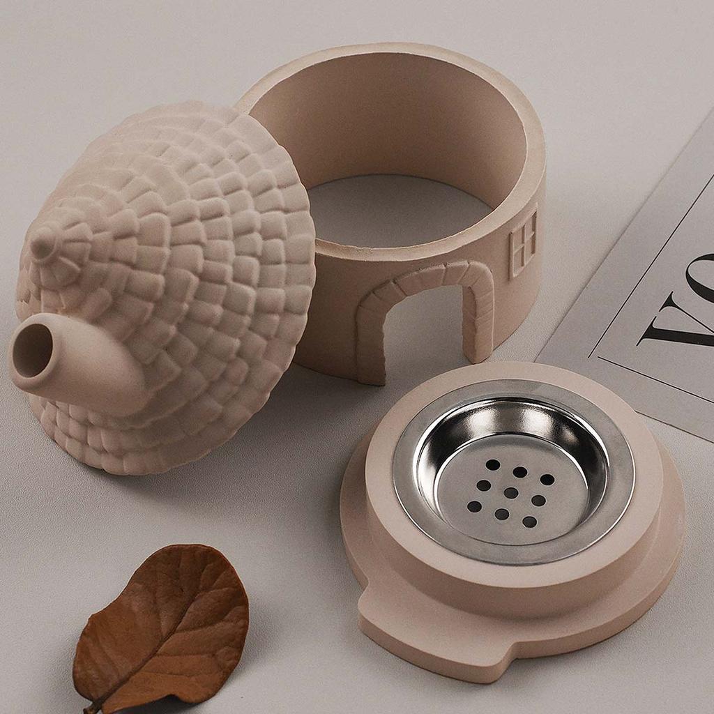 Matriță 3D pentru Sobă Aromaterapie Casă DIY Case cu Coș de Fum Suport Lumânare Matrițe Silicon Gips Beton Rășină Arzător Tămâie Kit pentru Confecționare Artizanat