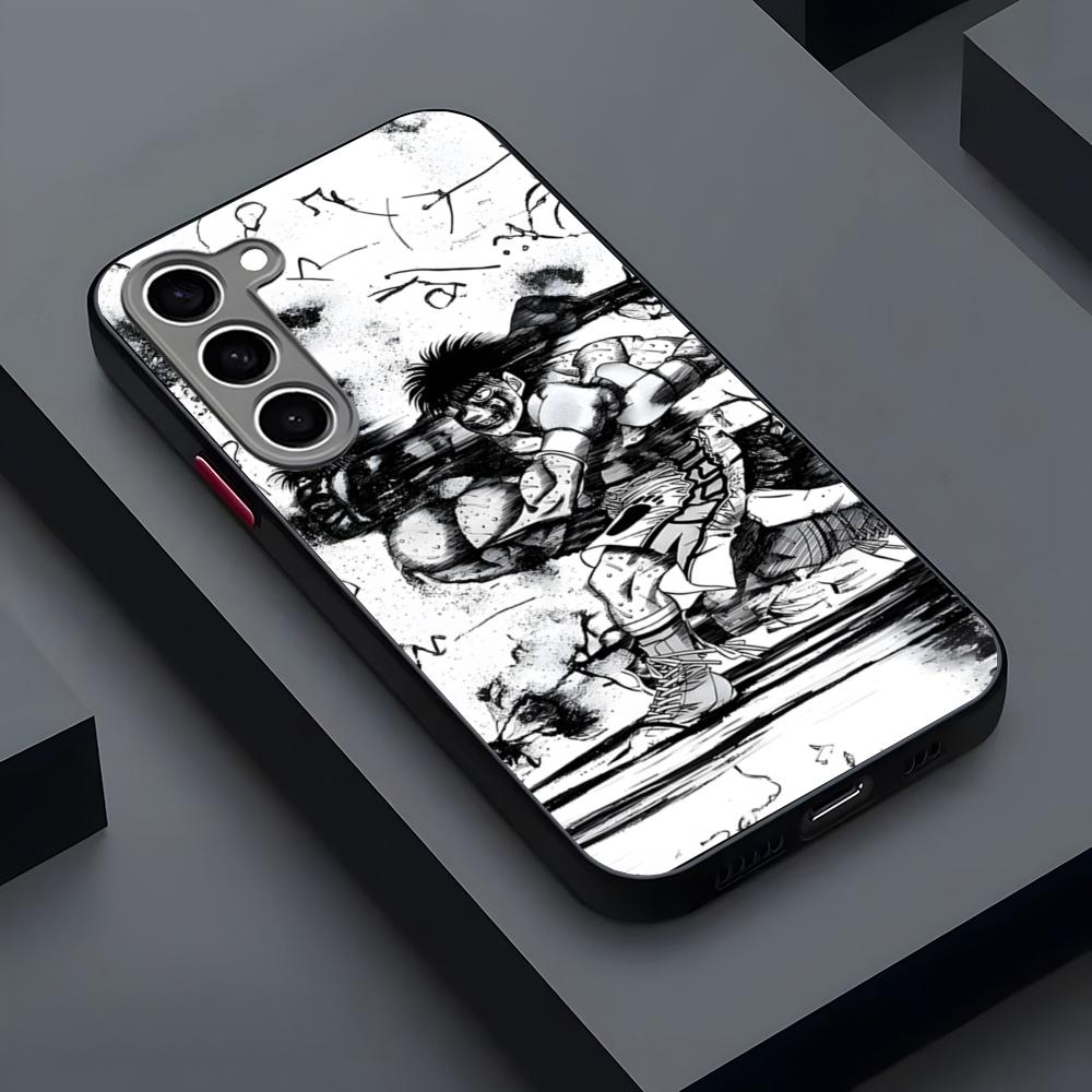 Boxing Hajime No Ippo Anime Art Phone Case Matte Transparent For Samsung S25Plus S21fe S22 FE S23 Ultra S24 Plus S25 Cover