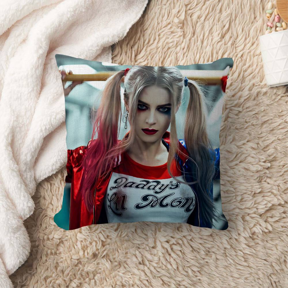 Sexy Girl Q-Quinns-H-Harleys Pillow Gift Home Office Decoration Pillow Bedroom Sofa Car Cushion Coverpillow Case