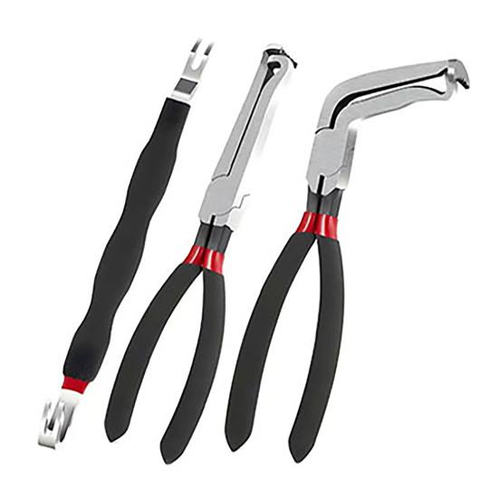 1/2/3Pcs Automotive Electrical Terminal Connector Separator Removal Tool 2-in-1 Multi-Functional Straight Bent Head Electrical Disconnect Pliers
