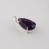 Amethyst Gemstone 925 Sterling Silver Pretty Pendant 1.6" Handmade Women Jewelry For Valentine's Day Gift PP-67-2
