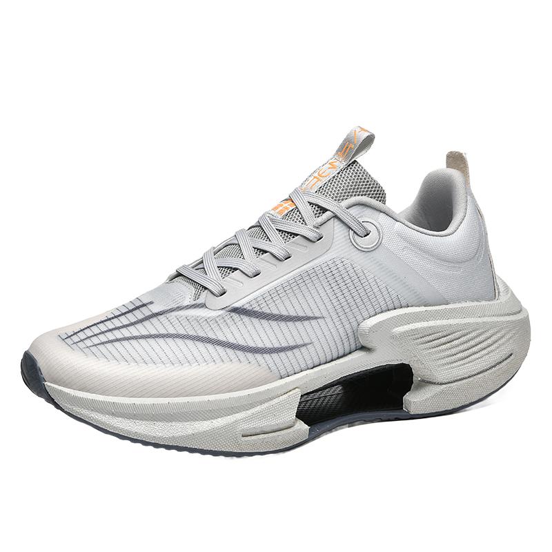 

Summer Men S Running Shoes For Slow Outdoor Activities Anti Slip Shock-Absorbing Breathable Mesh Sports Shoes 35-45 Six Colors 45 серый