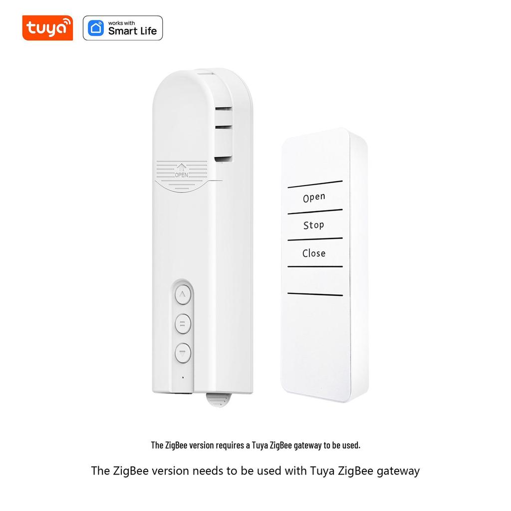ZigBee Smart Electric Curtain Motor with Remote & App Control