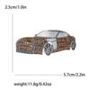 Retro Personalized Alloy Rhinestone Car Brooch Creative Trend Men'S And Women'S Suit Cardigan Corsage Jewelry Pin