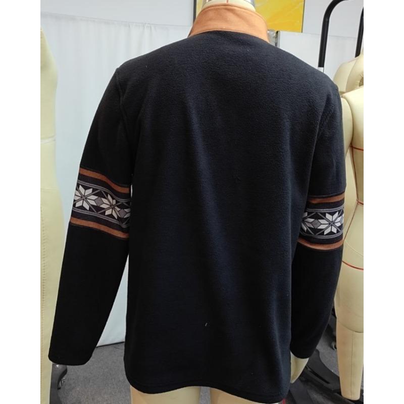 Talla grande otoño superventas sudadera de invierno para hombre con estampado geométrico tribal retro tops casuales en stock