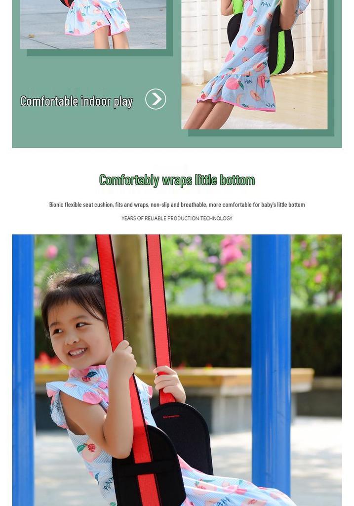 Tongzhou Soft Board Indoor/Outdoor Children's Portable Swing Chair