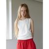 Saendeusaundeu (Women) Double Layer Sleeveless White