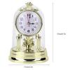 Clock Decor Clock Home Ornament European Retro  Living Room Clock Antique Silent Table Clock Home Decor Silent Table Clock