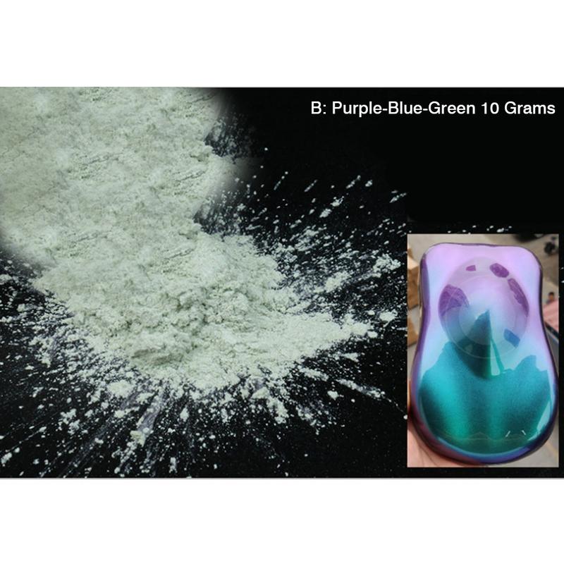 Chamäleon Pigmentpulver Nagelglitzer Perlpulver Maniküre Spitzen Dekoration Automobil Handwerk Farbe Pigment Kosmetik Spielzeug