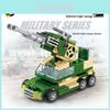 Car Mounted Anti Aircraft Cannon Building Blocks With Diy Assembly For Boys And Military Enthusiasts