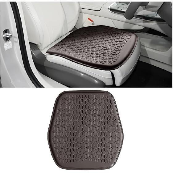Gel Car Seat Cushion, Non-Slip & Comfortable Automotive Chair Protector Pad For Driving, Breathable Vehicle Interior Mat Cover Accessories, Universal