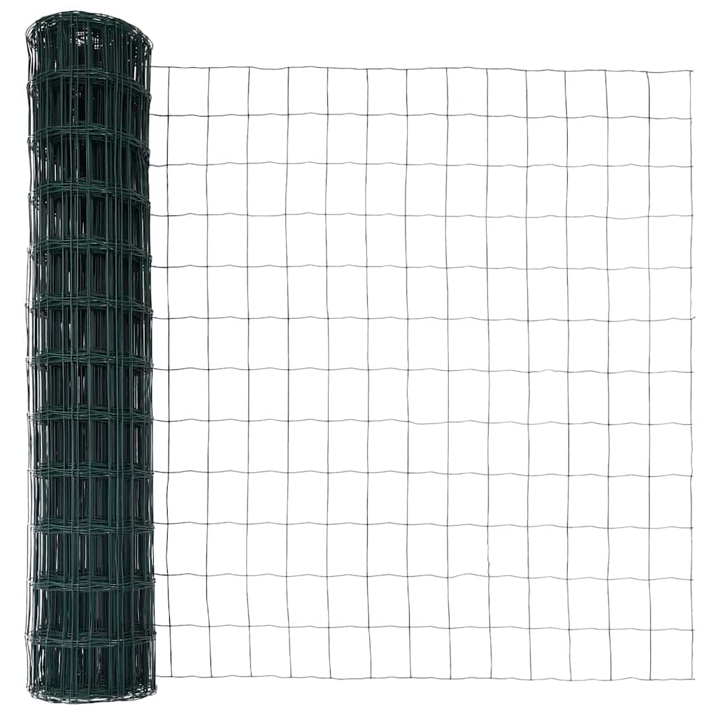 Euro Fence Green 1 X 10 M PVC Coated Iron