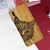 Natürliches Bambus-Holz Tierdruck Weiche Hülle Für Huawei P30 P20 P40 Lite PSmart 2019 2021 Nova 5T Hülle Für Honor 50 Pro X7 X8 X9