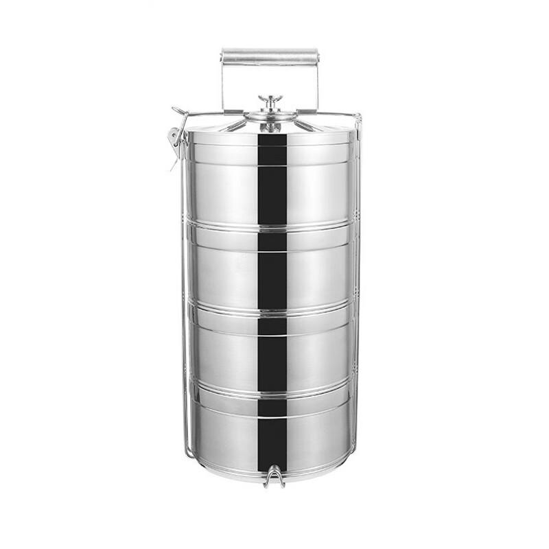Bai Chufang 304 Stainless Steel 4-Layer Insulated Lunch Carrier