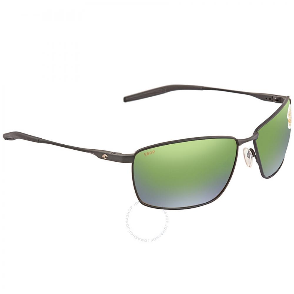 CoSta Del Mar Turret Green Mirror Polarized Polycarbonate Men S SunglaSSeS Trt 11 Ogmp 63
