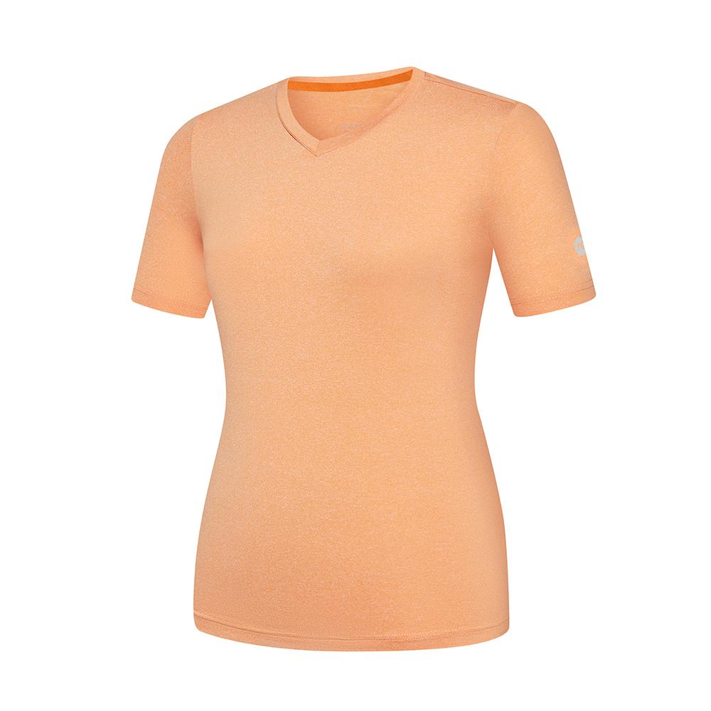 KOLPING Women'S Plain V-Neck Summer Hiking Short Sleeve T-Shirt Krt0552W