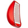 Alessi Aaru01 R Parmenide Cheese Grater with Thermoplastic Resin Container, Red and Polished Steel AARU01 R