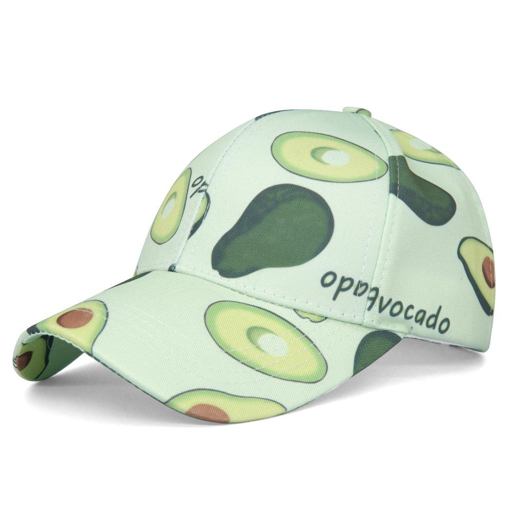 COKK Baseball Cap Women Cute Fruit Printed Sun Hat Adjustable Sunshade Summer Hats For Women Outdoor Casual New
