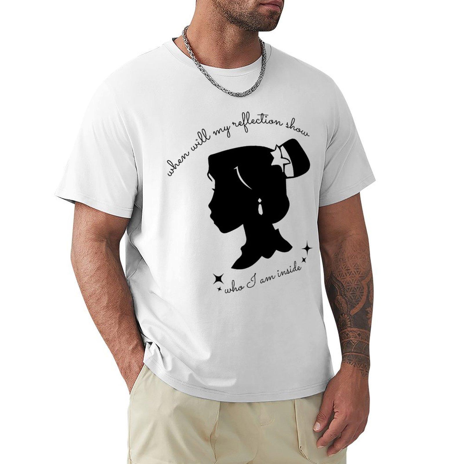 When Will My Reflection Show TShirt Funny tshirt blue archive mens clothes S