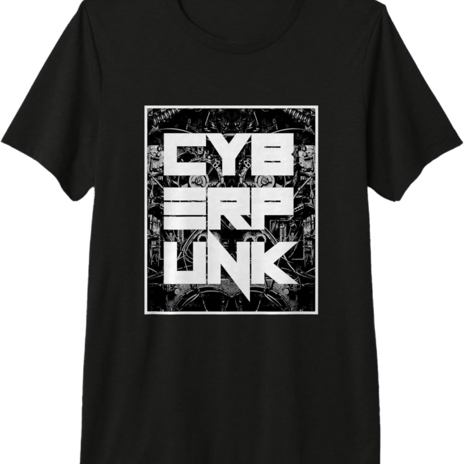 Third Culture_ Cyberpunk Gears Hi-Tech Low Life Premium T-Shirt S