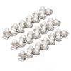 10pcs Pearl Bag Chain Polishing Process Exquisite Pearl Chain Strap with Metal Clasp for Phone Case