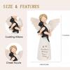 Dog Angel Figurine Statue Angel of Friendship Remembrances Gift Pet Memorials Gift Table Ornament for Office Home Decors