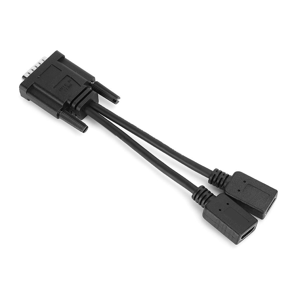 

Позолоченный конверсионный кабель DMS 59Pin to HDMI Dual Display Cable Switch Splitter для ПК-ноутбука D0508