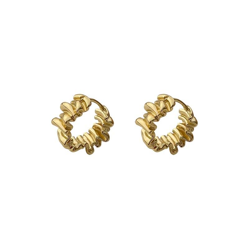 Irregular Metal Earrings 2024: Unique, High-End Studs & Cuffs for Women
