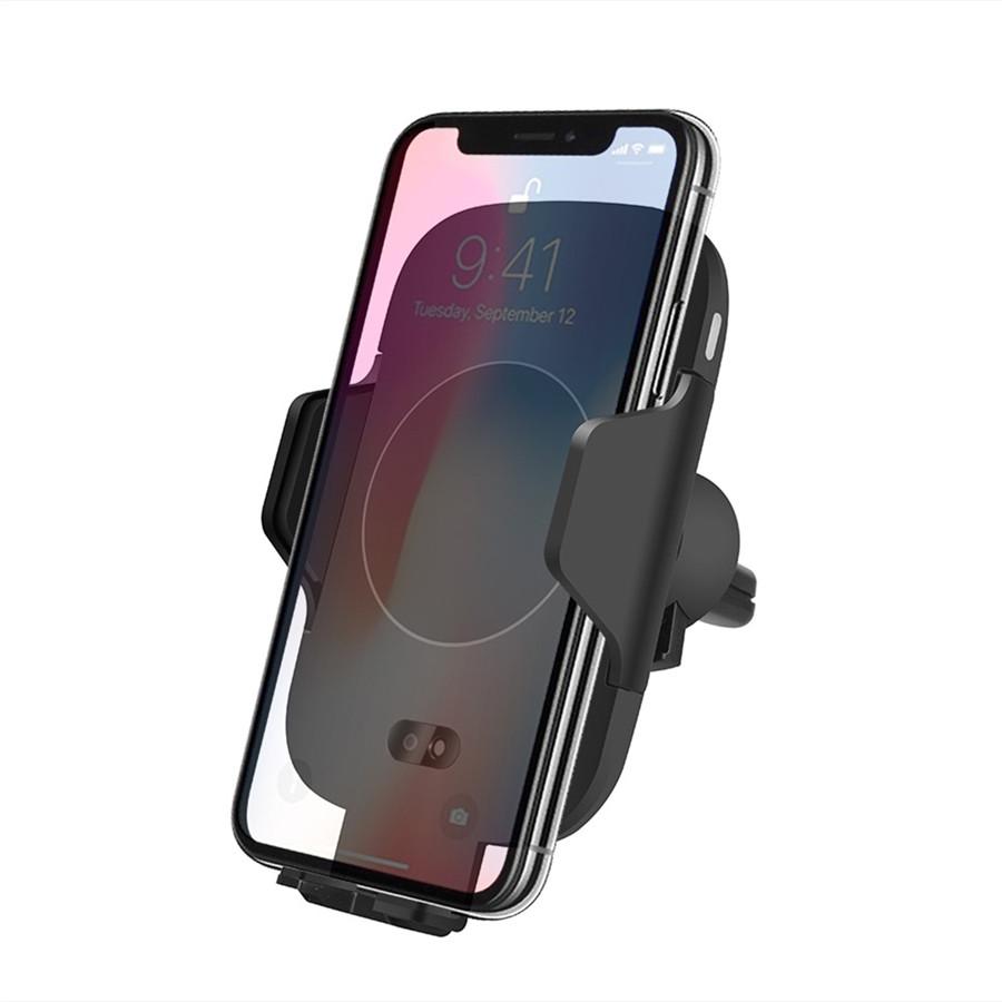 Car Wireless Charger Infrared Sensor Fast Charging Air Vent Mount Phone Holder