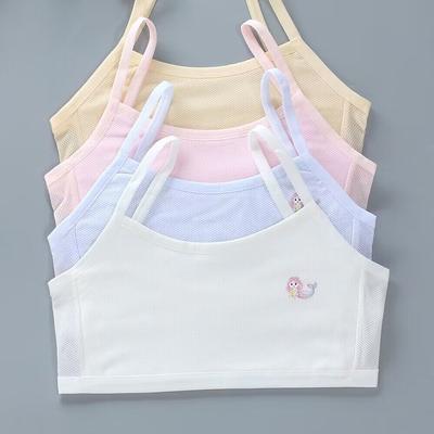 Girls Bra Breathable Teenager Bras for Kids Adolescente Lingerie Teen Vest Girls Tube Tops Underwear 8-14Y