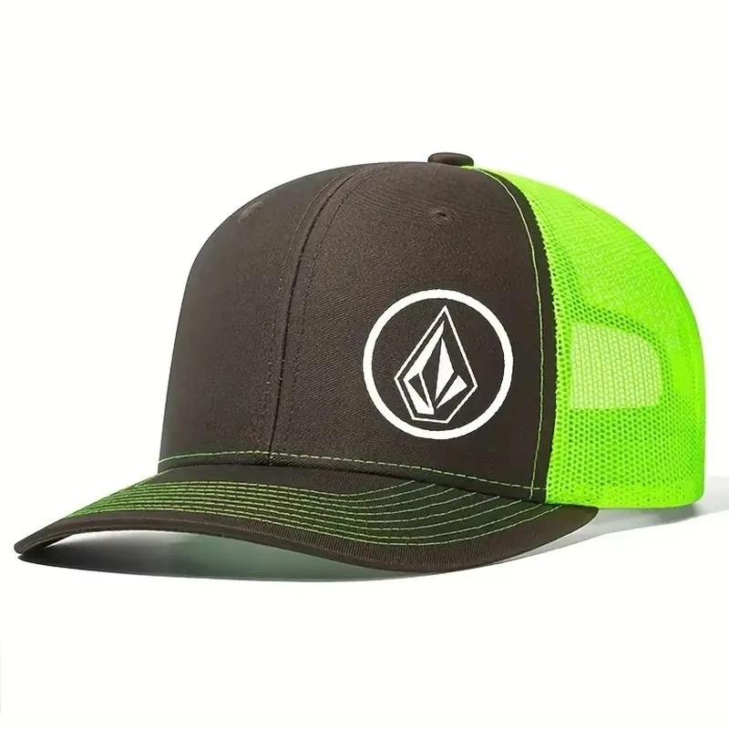 

1pc Unisex Luxury High Quality Cap for Man Baseball Caps Man Woman Hiphop Snapback Hat Outdoor Casual Trucker Hat Gorras Hombre Adjustable зелёный