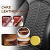 100ML Car Seat Leather Refurbished Wax Leather Shoes Polish Glazing Wax for Leather Renovation, Sofa, Car Seat