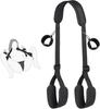 Sex Bondage Kit Bed Restraints Set with Adjustable Handcuffs Neck To Thigh/Ankle Straps for S&M Adult Couples