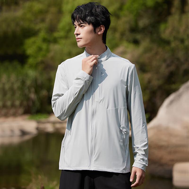 Tri-polar Men's Stand-Collar Cooling UV Protection Outdoor Jacket TP1827