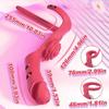 Finger Vibrator G Spot Vibrator Clitoral Stimulator Rose Toy with 9 Powerful Vibration Modes Adjustable Nipple Massager Female