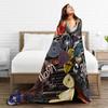 Korns Rock Band Music Flannel Throw Blanket Heavy Metal for Bedding Throws Knitted Blanket Outdoor Warm Multifunction