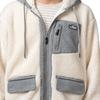 Vans Patchwork Retro Zip Hoodie Jacket Men Tops Off-White VN000FBX3KS